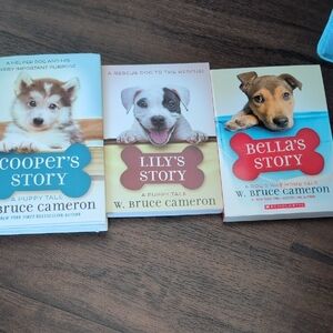 Scholastic Puppy Tales Collection - Blue, Pink, Red Covers